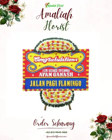 Sewa Papan Bunga Genito